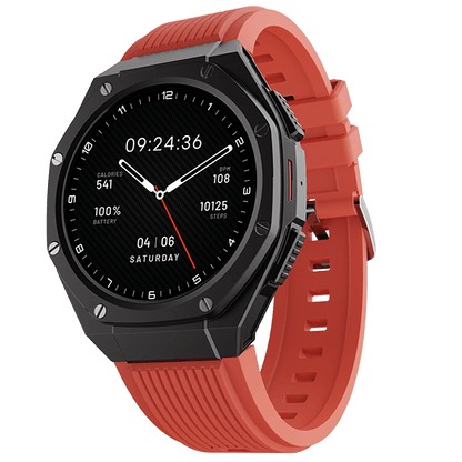 boAt Enigma X600 | Smartwatch with 1.43" (3.63 cm) Amoled Round Display, BT Calling, 100+ Watch Faces, 100+ Sports Modes - Nalanda Enterprises