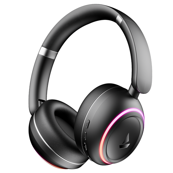 boAt Rockerz 480 | Wireless Headphone with BEAST™ Mode, Blazing RGB Lights with 6 Modes, 40mm Drivers, Bluetooth v5.3 - Nalanda Enterprises