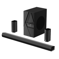 boAt Aavante Bar 3600 | 500W Bluetooth Soundbar, 5.1 Surround Sound System with Subwoofer and Wired Rear Speakers - Nalanda Enterprises