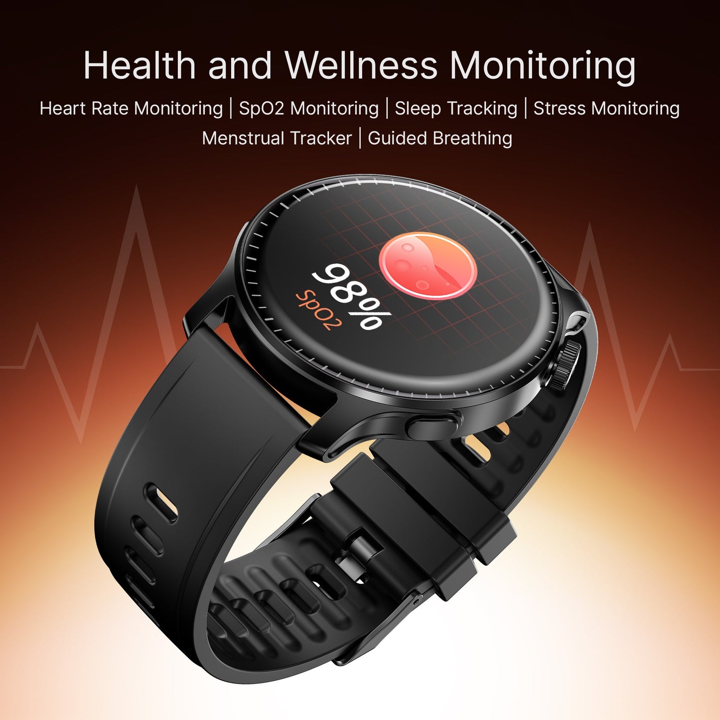 boAt Ultima Prime | Smartwatch with 1.43" AMOLED Display, Cloud Watch Faces, Emergency SOS, BT Calling, Functional Crown - Nalanda Enterprises