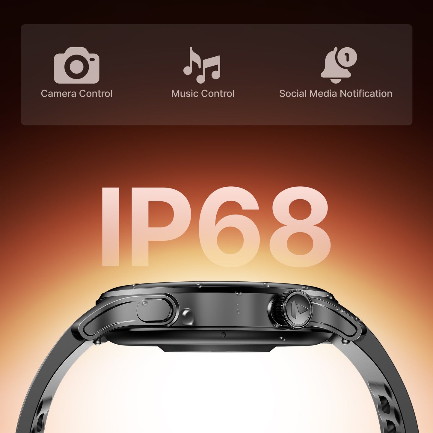 boAt Ultima Prime | Smartwatch with 1.43" AMOLED Display, Cloud Watch Faces, Emergency SOS, BT Calling, Functional Crown - Nalanda Enterprises