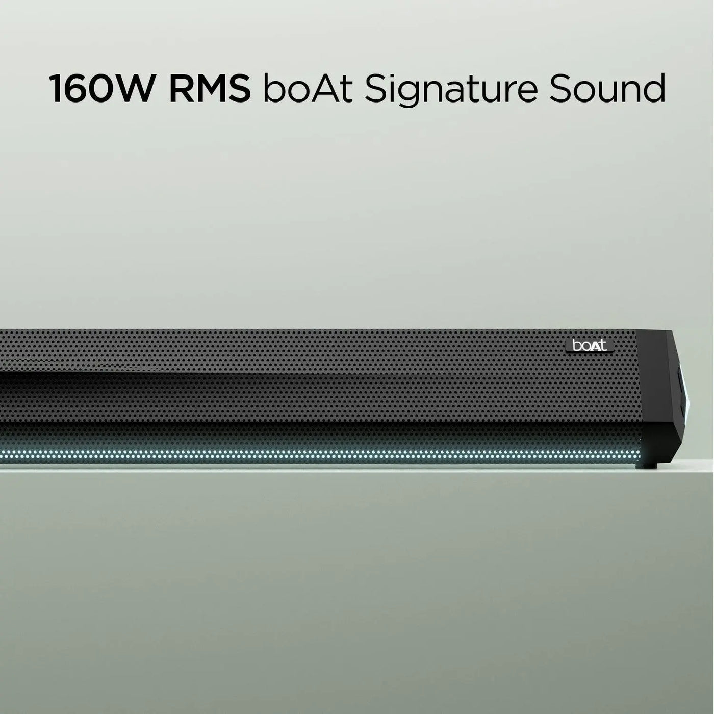 boAt Aavante Bar Theme | 2.1 Channel Soundbar with Wireless Subwoofer, 160W RMS boAt Signature Sound, Bass & Treble Control - Nalanda Enterprises