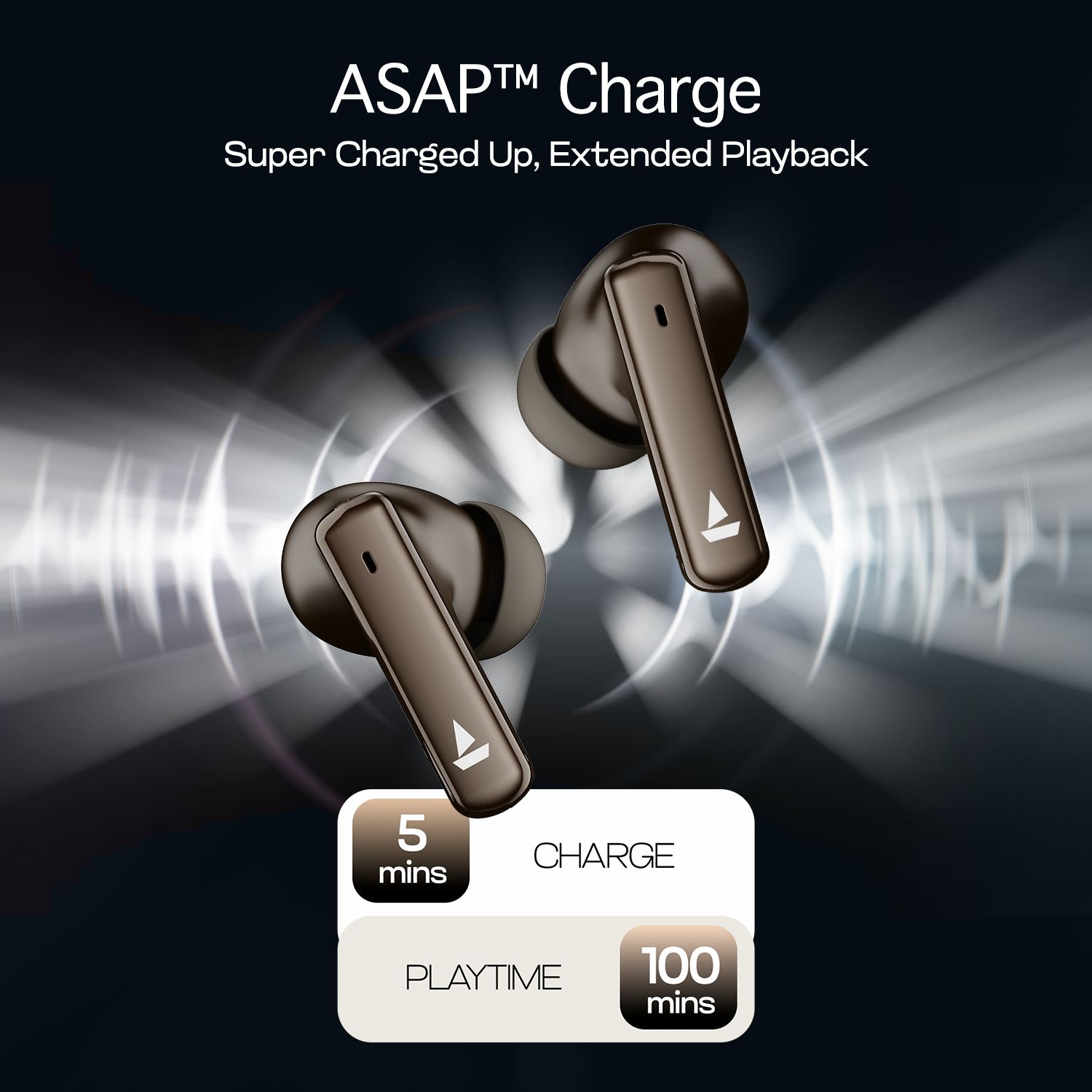 boAt Airdopes 181 Pro | Wireless Earbuds with 100 Hours Playback, Quad Mics with ENx™, BEAST™ Mode, ASAP™ Charge - Nalanda Enterprises