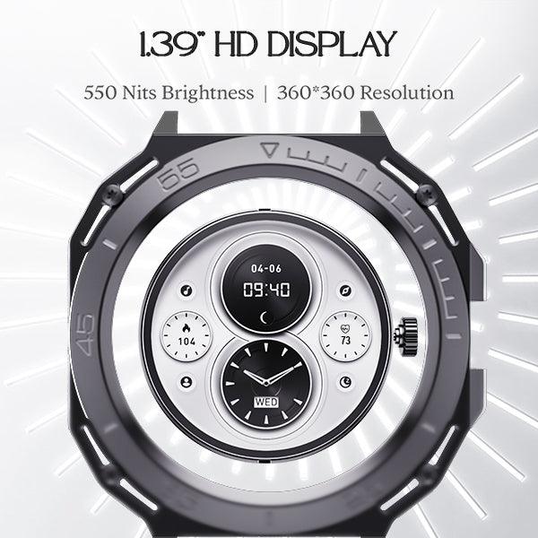 boAt Enigma Switch | Premium Luxury Smartwatch with 1.39" (3.53cm) HD Display, Switchable Case, 100+ Sports Mode, BT Calling, HR & SpO2 Monitoring - Nalanda Enterprises