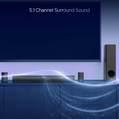 boAt Aavante Bar 2400 Pro | Bluetooth Soundbar with 5.1 Channel Surround Sound, Bluetooth v5.3, EQ Modes, Master Remote Control - Nalanda Enterprises