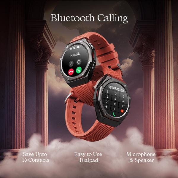 boAt Enigma X600 | Smartwatch with 1.43" (3.63 cm) Amoled Round Display, BT Calling, 100+ Watch Faces, 100+ Sports Modes - Nalanda Enterprises
