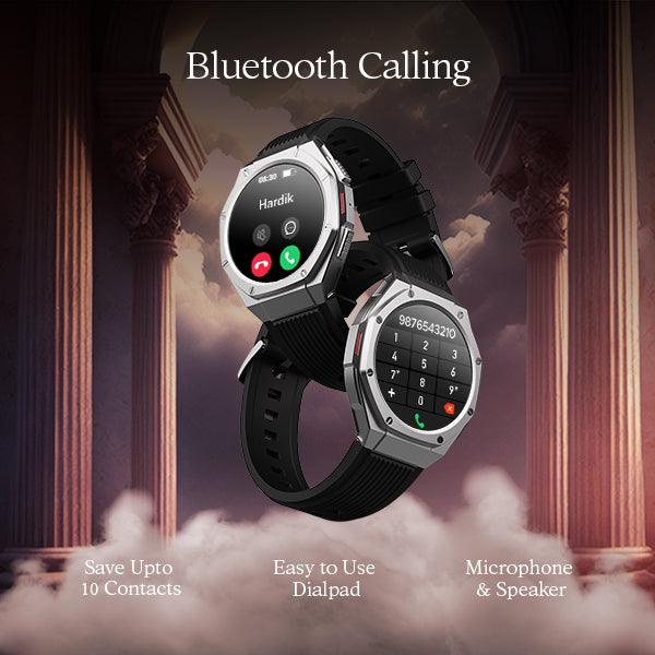 boAt Enigma X600 | Smartwatch with 1.43" (3.63 cm) Amoled Round Display, BT Calling, 100+ Watch Faces, 100+ Sports Modes - Nalanda Enterprises