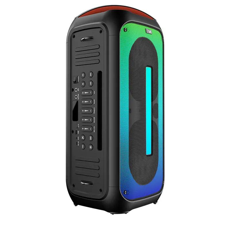 boAt PartyPal 300 / 320 with Flame LEDs & Up to 6 hrs Playtime 120 W Bluetooth Party Speaker (Premium Black, Mono Channel) - Nalanda Enterprises