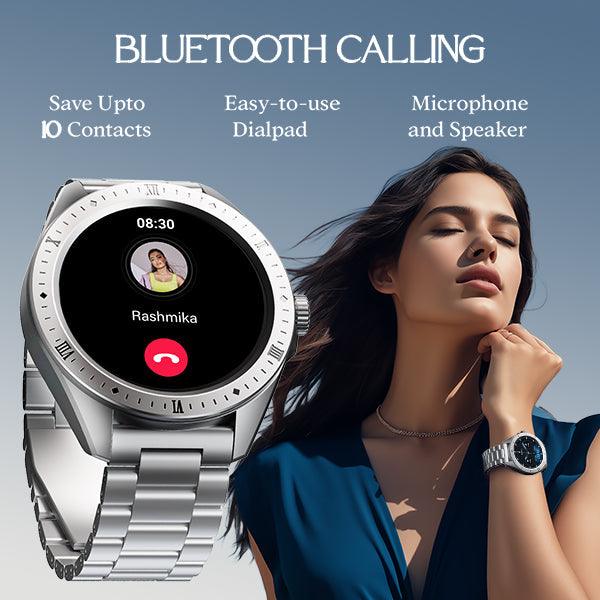 boAt Enigma Switch | Premium Luxury Smartwatch with 1.39" (3.53cm) HD Display, Switchable Case, 100+ Sports Mode, BT Calling, HR & SpO2 Monitoring - Nalanda Enterprises