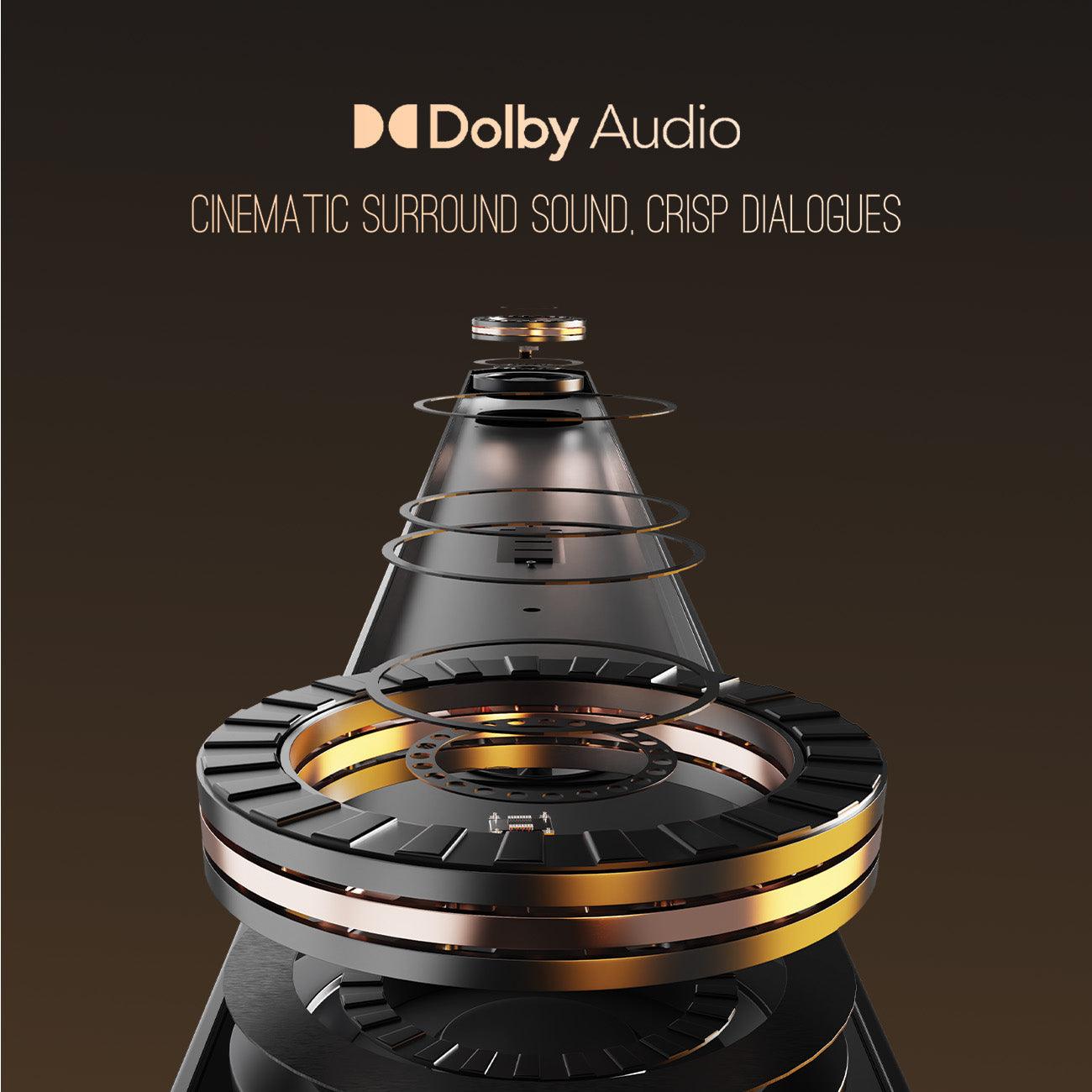 boAt Aavante Bar A2060 Dolby | 160W Dolby Soundbar, 2.1 Channel with Wired Subwoofer, Master Remote Control, Multi Connectivity - Nalanda Enterprises