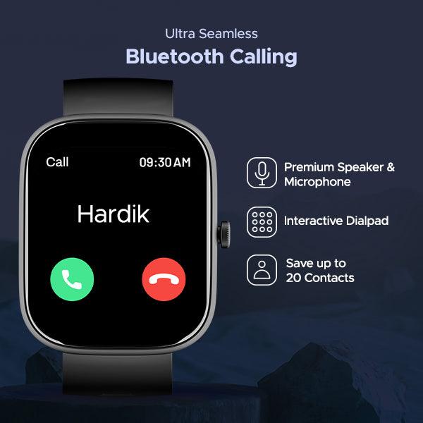 boAt Wave Convex | Smartwatch with 1.96" AMOLED Display, BT Calling, DIY Watch Face Studio, 700+ Active Modes - Nalanda Enterprises