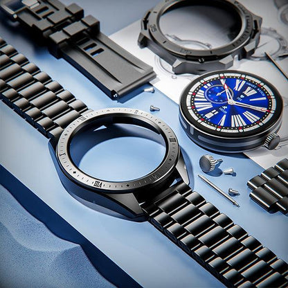 boAt Enigma Switch | Premium Luxury Smartwatch with 1.39" (3.53cm) HD Display, Switchable Case, 100+ Sports Mode, BT Calling, HR & SpO2 Monitoring - Nalanda Enterprises