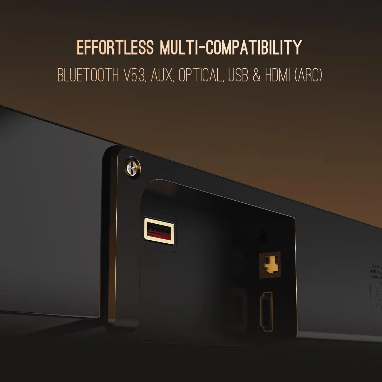 boAt Aavante Bar A2060 Dolby | 160W Dolby Soundbar, 2.1 Channel with Wired Subwoofer, Master Remote Control, Multi Connectivity - Nalanda Enterprises