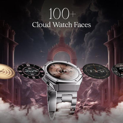 boAt Enigma X600 | Smartwatch with 1.43" (3.63 cm) Amoled Round Display, BT Calling, 100+ Watch Faces, 100+ Sports Modes - Nalanda Enterprises