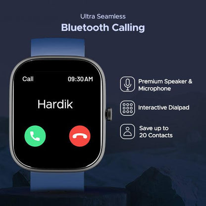 boAt Wave Convex | Smartwatch with 1.96" AMOLED Display, BT Calling, DIY Watch Face Studio, 700+ Active Modes - Nalanda Enterprises