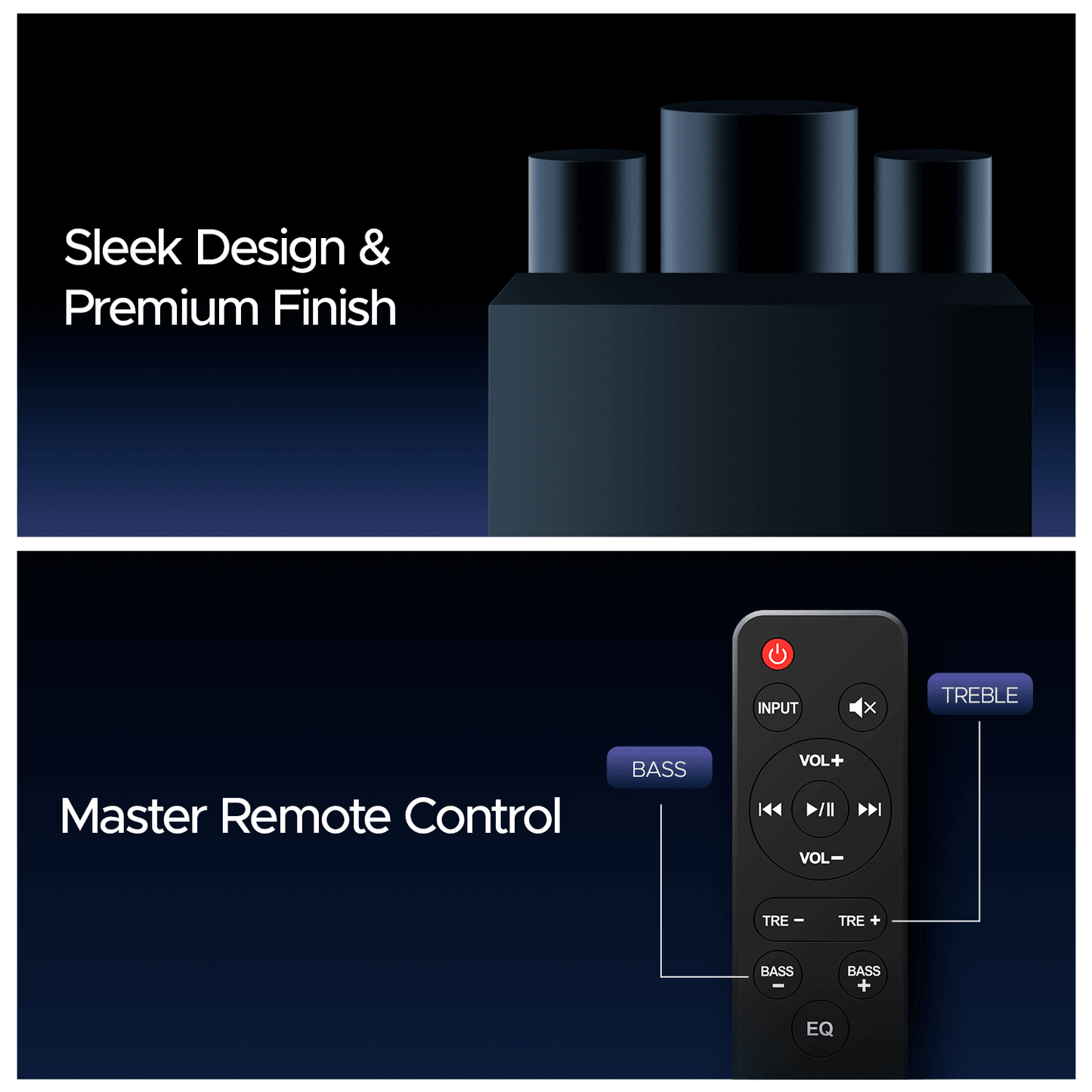 boAt Aavante Bar 2400 Pro | Bluetooth Soundbar with 5.1 Channel Surround Sound, Bluetooth v5.3, EQ Modes, Master Remote Control - Nalanda Enterprises