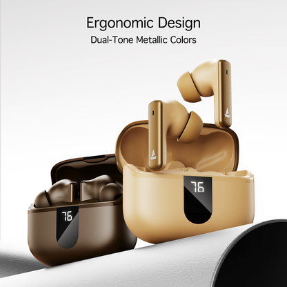 boAt Airdopes 181 Pro | Wireless Earbuds with 100 Hours Playback, Quad Mics with ENx™, BEAST™ Mode, ASAP™ Charge - Nalanda Enterprises