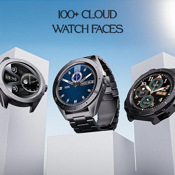 boAt Enigma Switch | Premium Luxury Smartwatch with 1.39" (3.53cm) HD Display, Switchable Case, 100+ Sports Mode, BT Calling, HR & SpO2 Monitoring - Nalanda Enterprises