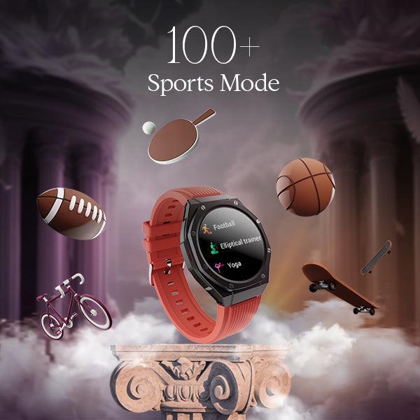 boAt Enigma X600 | Smartwatch with 1.43" (3.63 cm) Amoled Round Display, BT Calling, 100+ Watch Faces, 100+ Sports Modes - Nalanda Enterprises