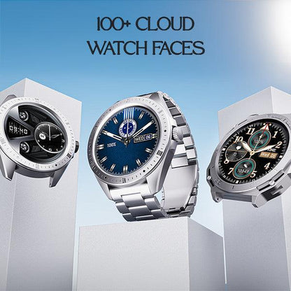 boAt Enigma Switch | Premium Luxury Smartwatch with 1.39" (3.53cm) HD Display, Switchable Case, 100+ Sports Mode, BT Calling, HR & SpO2 Monitoring - Nalanda Enterprises