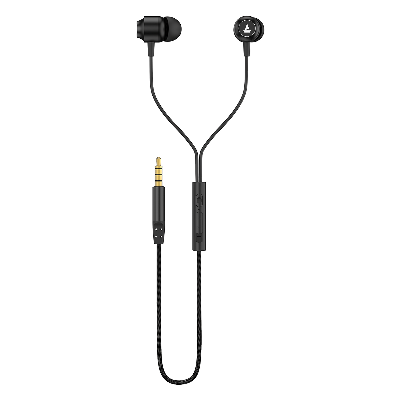 Bassheads 162v2 | Wired Earphone with 10mm Drivers, boAt Signature Sound, Metallic Earbuds, Ergonomic Fit - Nalanda Enterprises