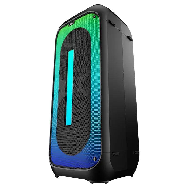 boAt PartyPal 300 / 320 with Flame LEDs & Up to 6 hrs Playtime 120 W Bluetooth Party Speaker (Premium Black, Mono Channel) - Nalanda Enterprises