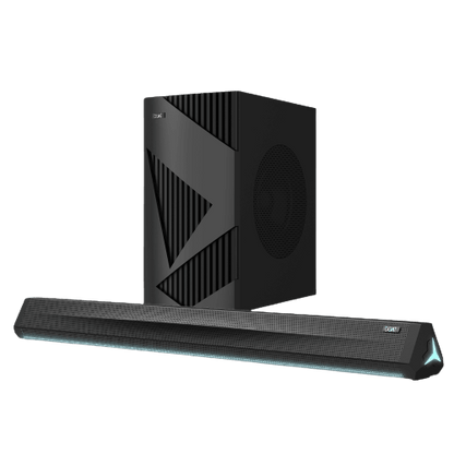 boAt Aavante Bar Theme | 2.1 Channel Soundbar with Wireless Subwoofer, 160W RMS boAt Signature Sound, Bass & Treble Control - Nalanda Enterprises