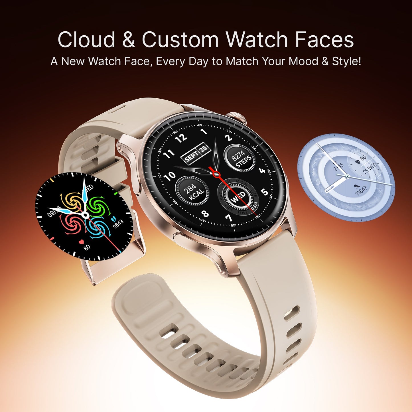 boAt Ultima Prime | Smartwatch with 1.43" AMOLED Display, Cloud Watch Faces, Emergency SOS, BT Calling, Functional Crown - Nalanda Enterprises