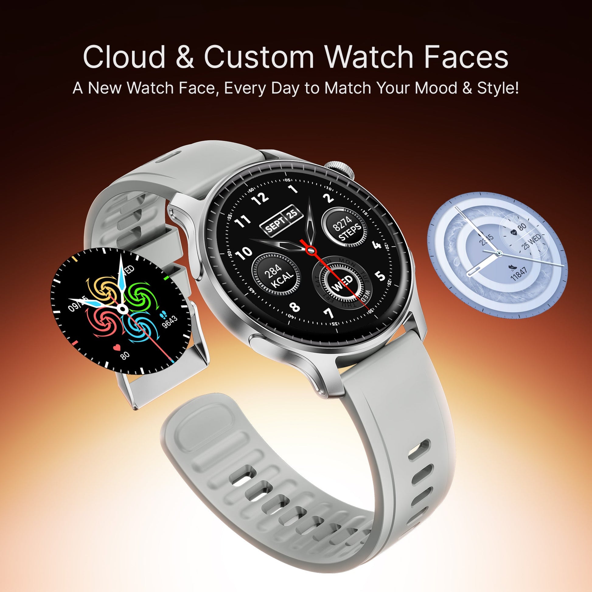 boAt Ultima Prime | Smartwatch with 1.43" AMOLED Display, Cloud Watch Faces, Emergency SOS, BT Calling, Functional Crown - Nalanda Enterprises