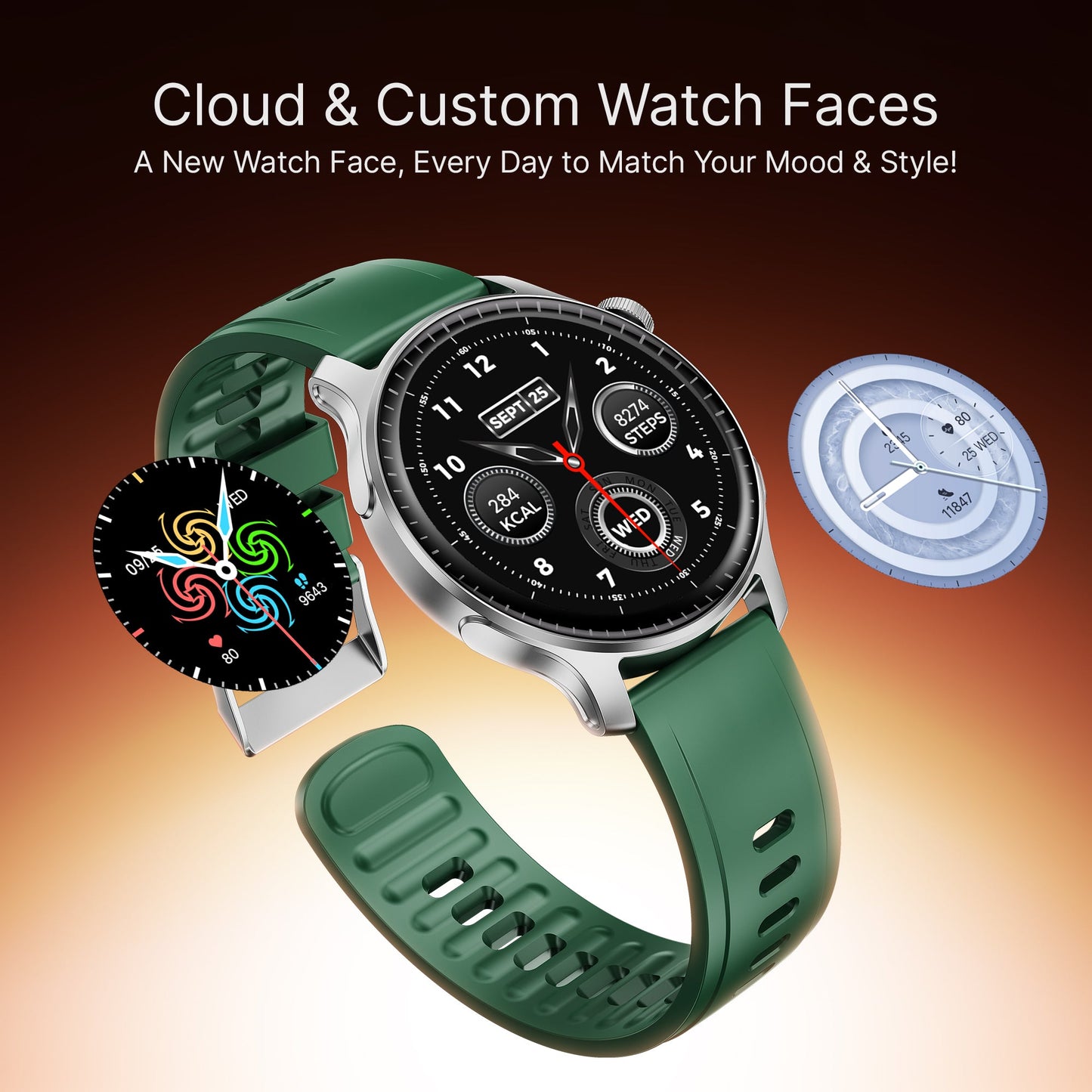boAt Ultima Prime | Smartwatch with 1.43" AMOLED Display, Cloud Watch Faces, Emergency SOS, BT Calling, Functional Crown - Nalanda Enterprises