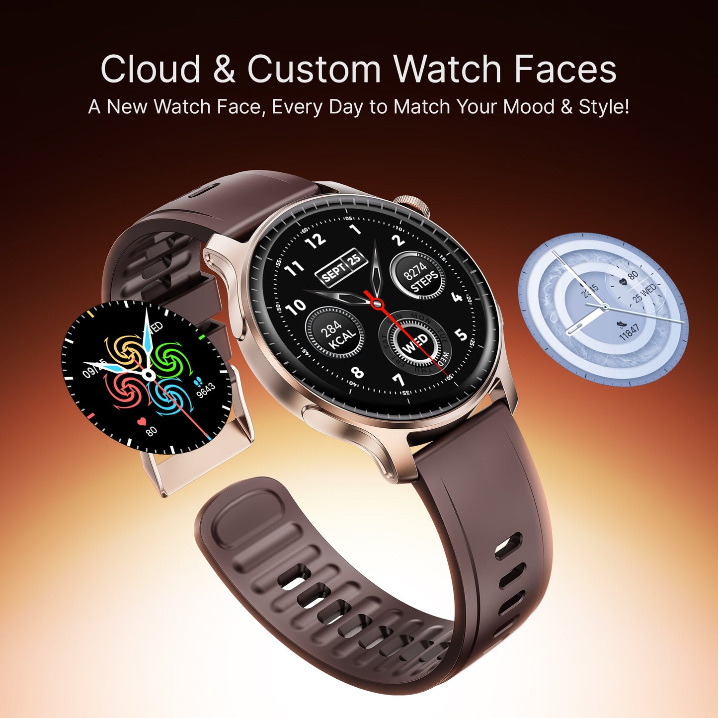 boAt Ultima Prime | Smartwatch with 1.43" AMOLED Display, Cloud Watch Faces, Emergency SOS, BT Calling, Functional Crown - Nalanda Enterprises