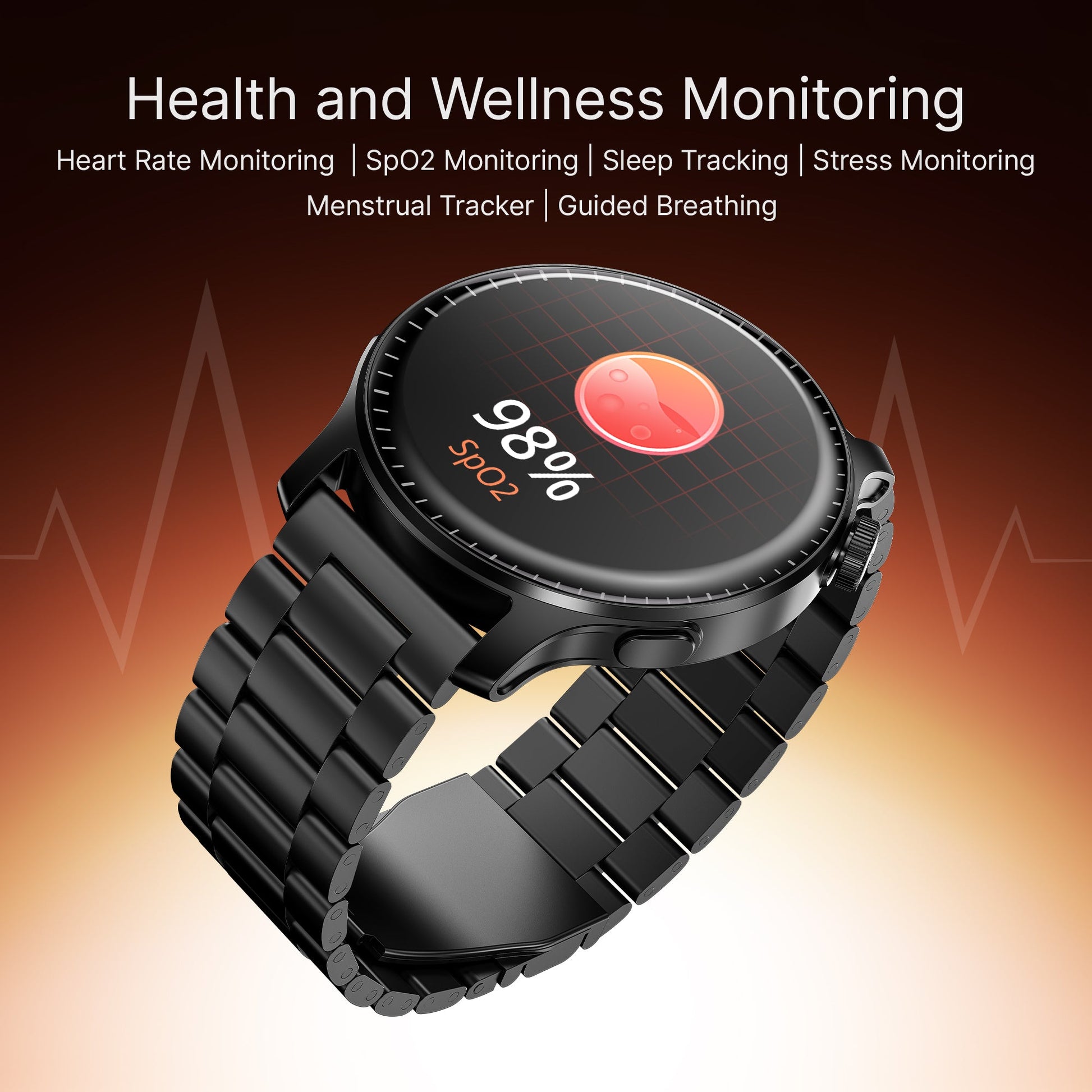 boAt Ultima Prime | Smartwatch with 1.43" AMOLED Display, Cloud Watch Faces, Emergency SOS, BT Calling, Functional Crown - Nalanda Enterprises