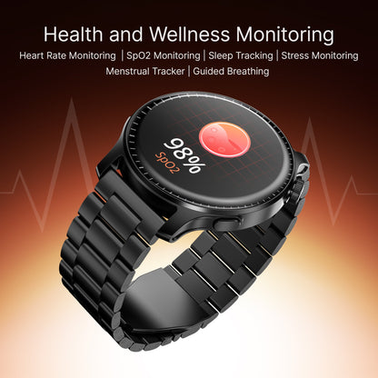 boAt Ultima Prime | Smartwatch with 1.43" AMOLED Display, Cloud Watch Faces, Emergency SOS, BT Calling, Functional Crown - Nalanda Enterprises