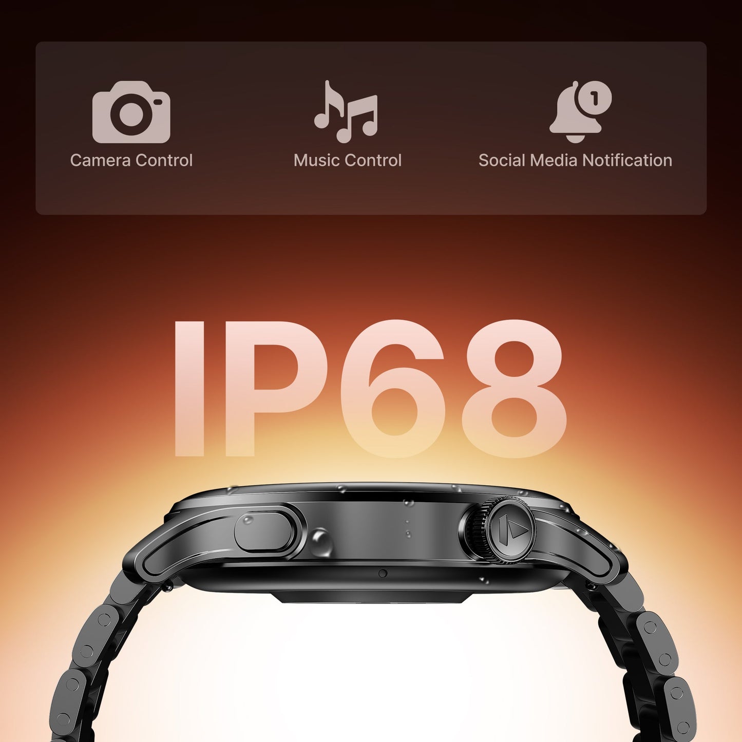boAt Ultima Prime | Smartwatch with 1.43" AMOLED Display, Cloud Watch Faces, Emergency SOS, BT Calling, Functional Crown - Nalanda Enterprises