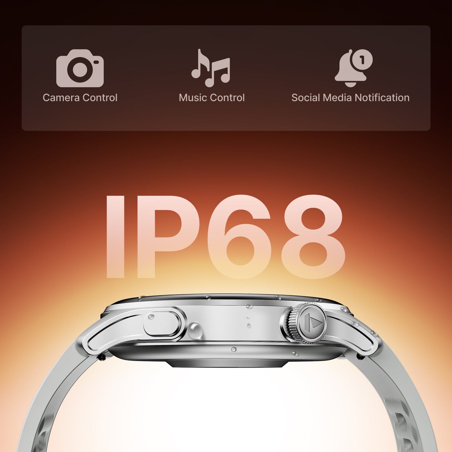 boAt Ultima Prime | Smartwatch with 1.43" AMOLED Display, Cloud Watch Faces, Emergency SOS, BT Calling, Functional Crown - Nalanda Enterprises