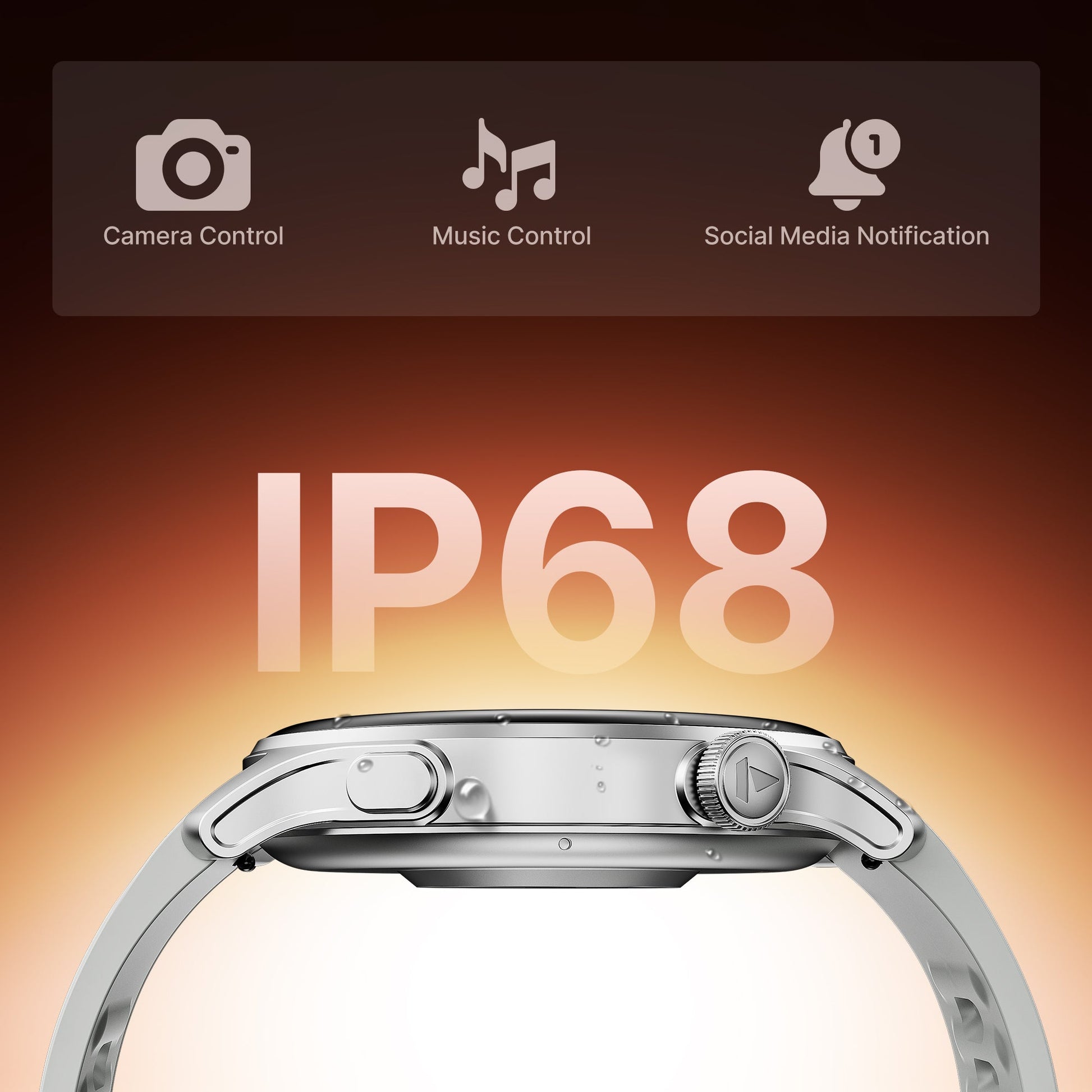 boAt Ultima Prime | Smartwatch with 1.43" AMOLED Display, Cloud Watch Faces, Emergency SOS, BT Calling, Functional Crown - Nalanda Enterprises