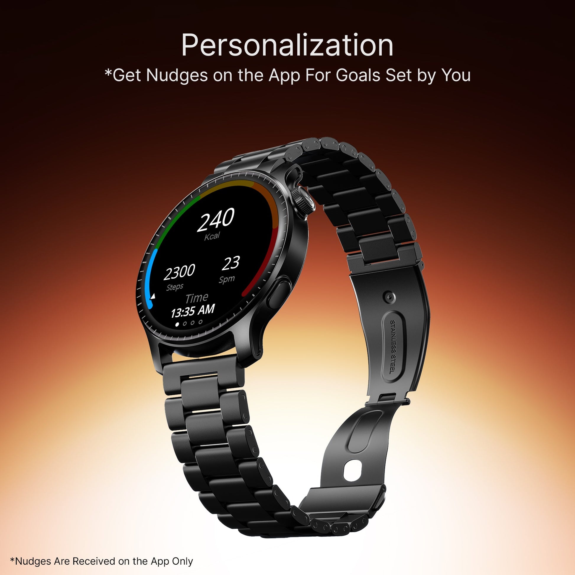 boAt Ultima Prime | Smartwatch with 1.43" AMOLED Display, Cloud Watch Faces, Emergency SOS, BT Calling, Functional Crown - Nalanda Enterprises