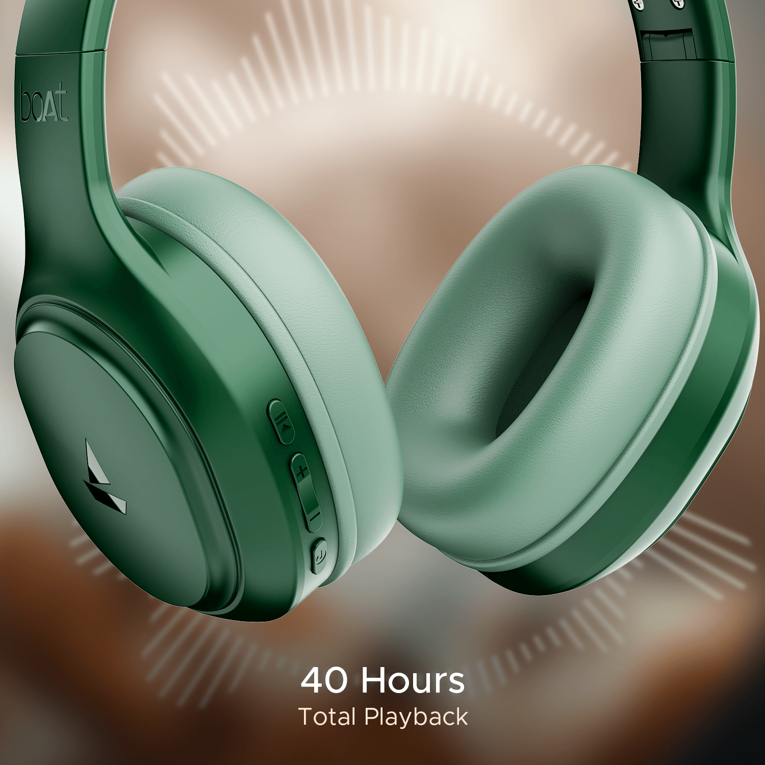boAt Rockerz 430 | Wireless Headphone with ENx™ Tech, 40 HRS Playback, BEAST™ Mode, Type-C Interface, Bluetooth v5.4 - Nalanda Enterprises