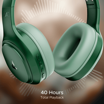 boAt Rockerz 430 | Wireless Headphone with ENx™ Tech, 40 HRS Playback, BEAST™ Mode, Type-C Interface, Bluetooth v5.4 - Nalanda Enterprises