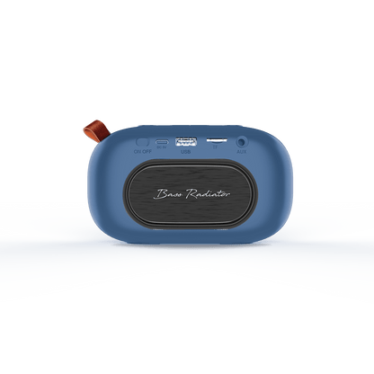 Toreto Bang Pro 10W Wireless Bluetooth Speaker - Dual Audio Drivers, Powerful Bass Radiator, Fast Charging Long Play Time,TWS, Portable, Inbuilt MIC, FM, Type C Charging - Nalanda Enterprises