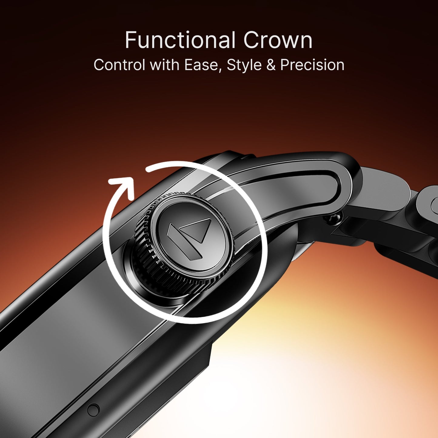 boAt Ultima Prime | Smartwatch with 1.43" AMOLED Display, Cloud Watch Faces, Emergency SOS, BT Calling, Functional Crown - Nalanda Enterprises