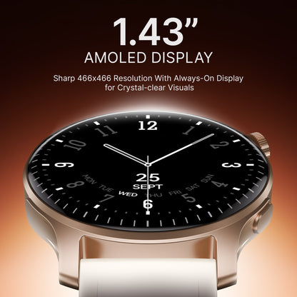 boAt Ultima Prime | Smartwatch with 1.43" AMOLED Display, Cloud Watch Faces, Emergency SOS, BT Calling, Functional Crown - Nalanda Enterprises