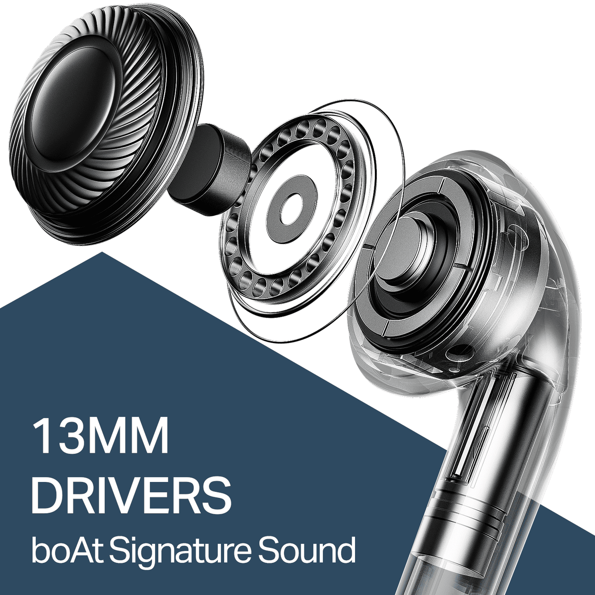 boAt Airdopes Beat | Wireless Earbuds with 35 Hours Playback & BEAST™ Mode