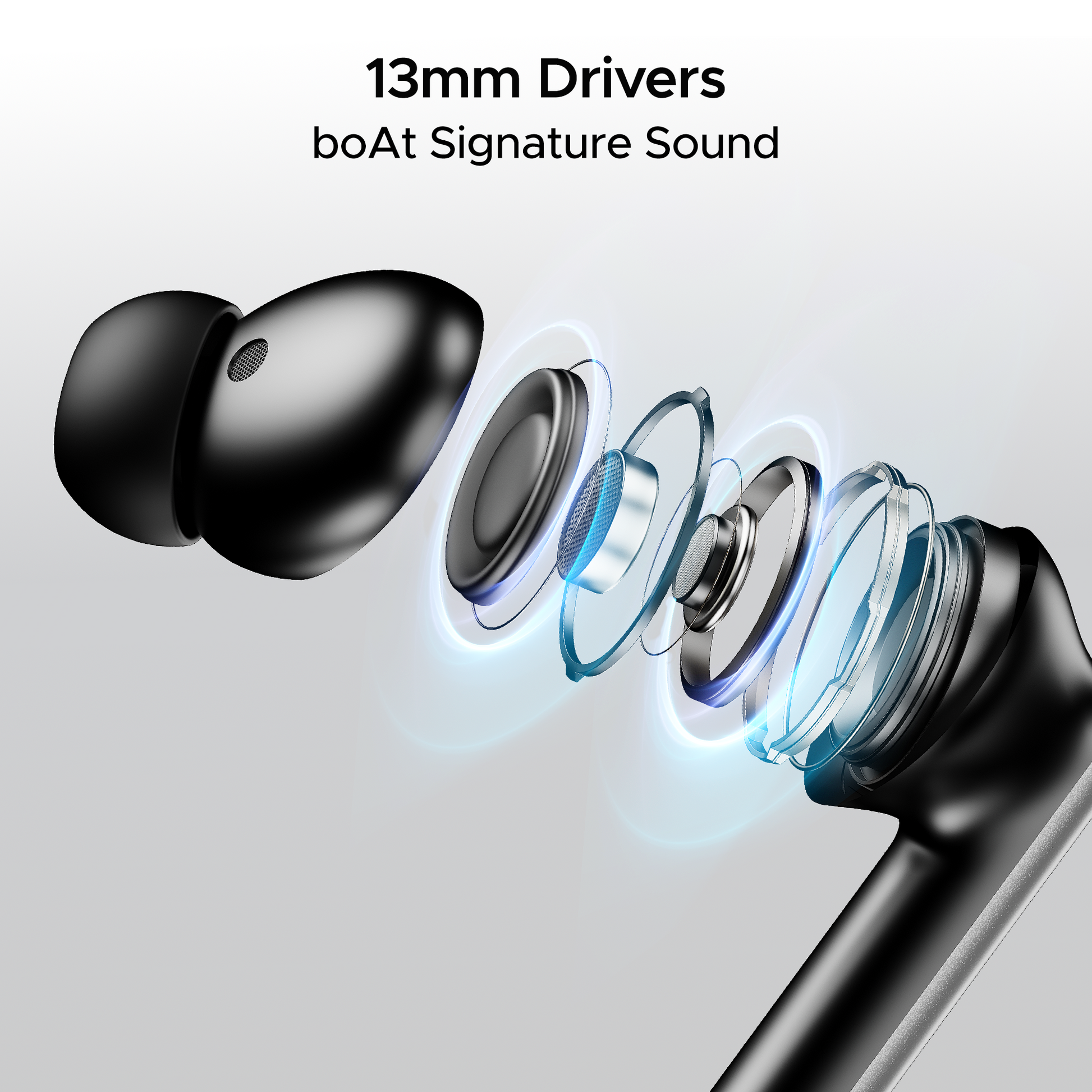 boAt Airdopes 111v2 | Wireless Earbuds with 50H Playback, Bluetooth v5.4, IWP™ Technology, 13mm Drivers - Nalanda Enterprises