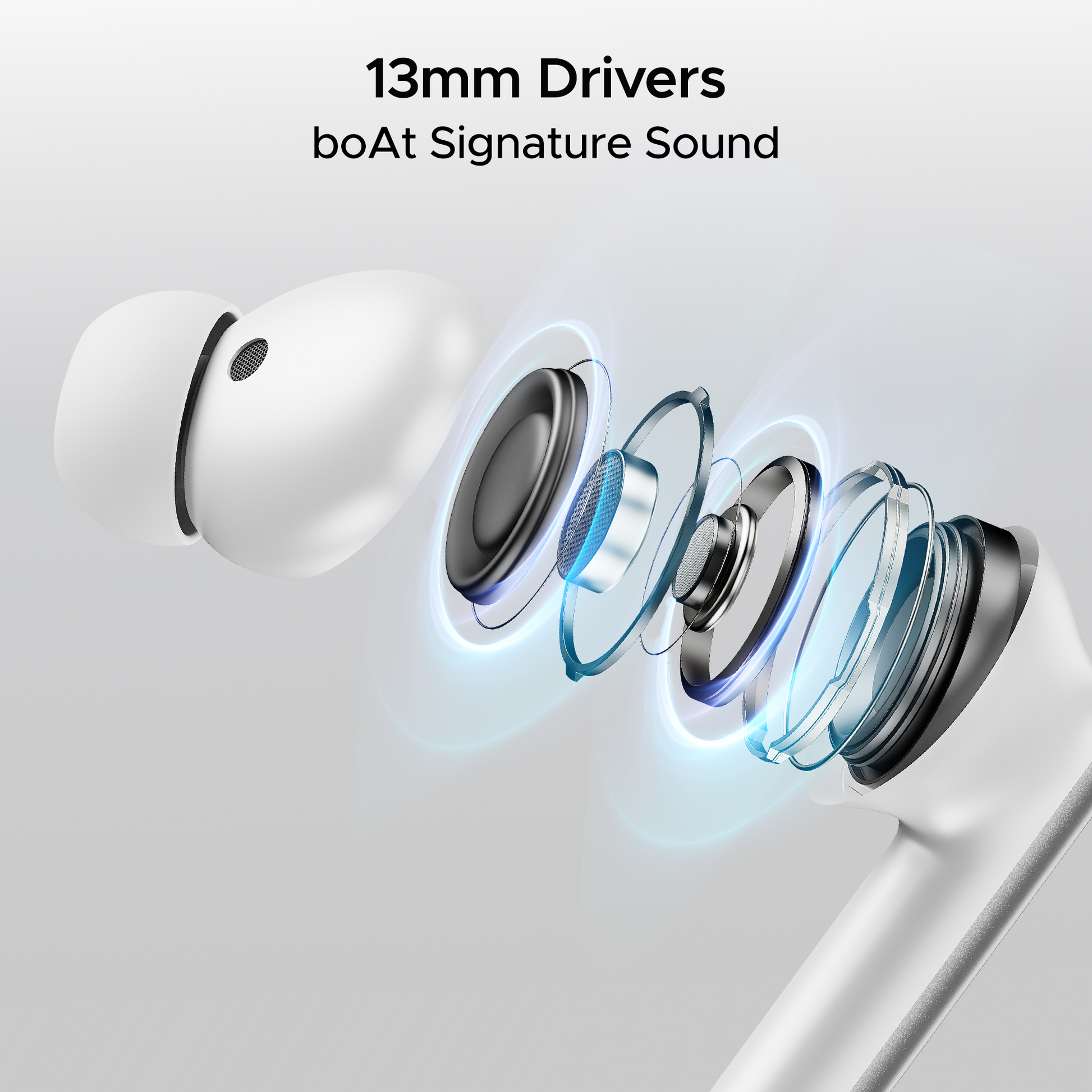 boAt Airdopes 111v2 | Wireless Earbuds with 50H Playback, Bluetooth v5.4, IWP™ Technology, 13mm Drivers - Nalanda Enterprises