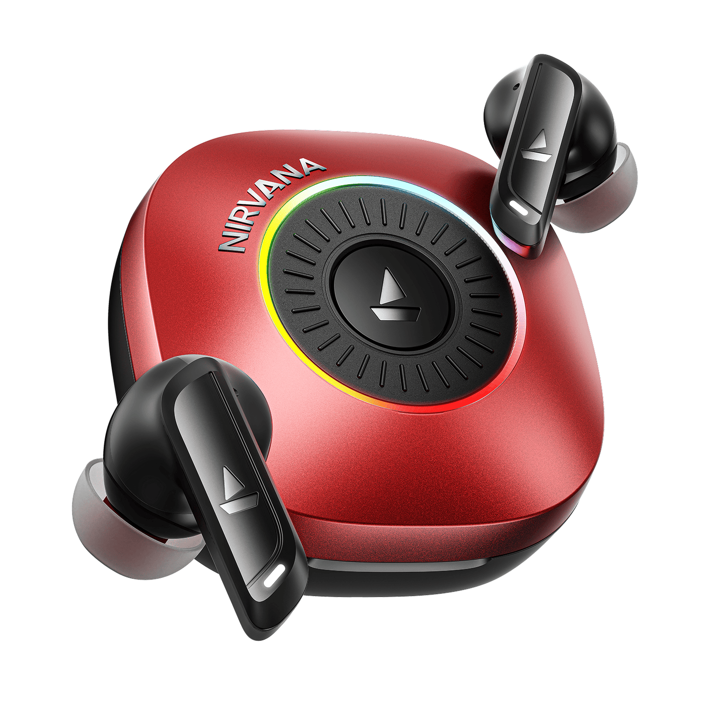 boAt Nirvana Crown | Smart TWS Earbuds with Haptic Enabled Case, 50dB Hybrid ANC & Spatial Audio - Nalanda Enterprises