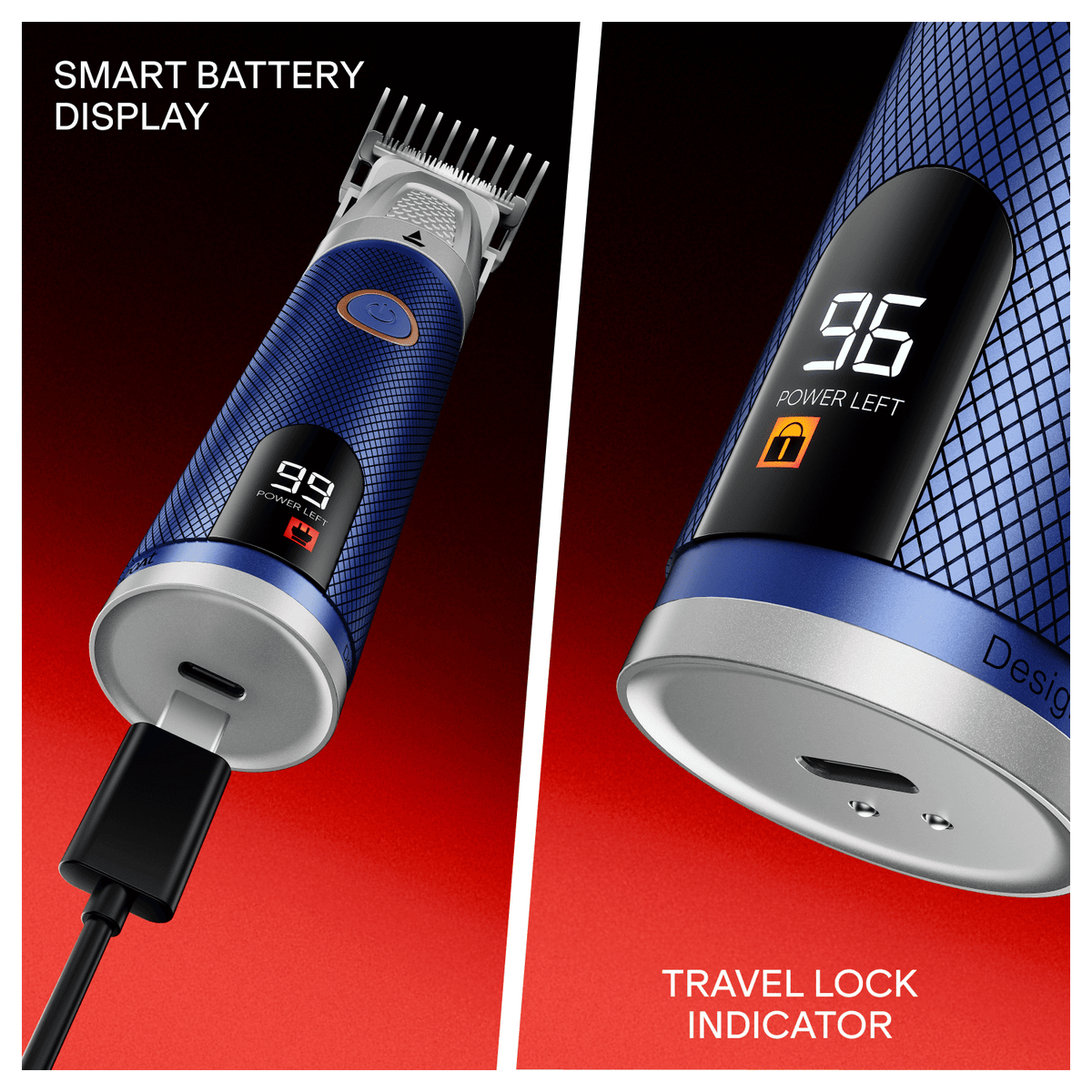 boAt Slazer K100 Pro | Trimmer with Ceramic Blades, 200-Min Runtime, and 15-in-1 Grooming Kit