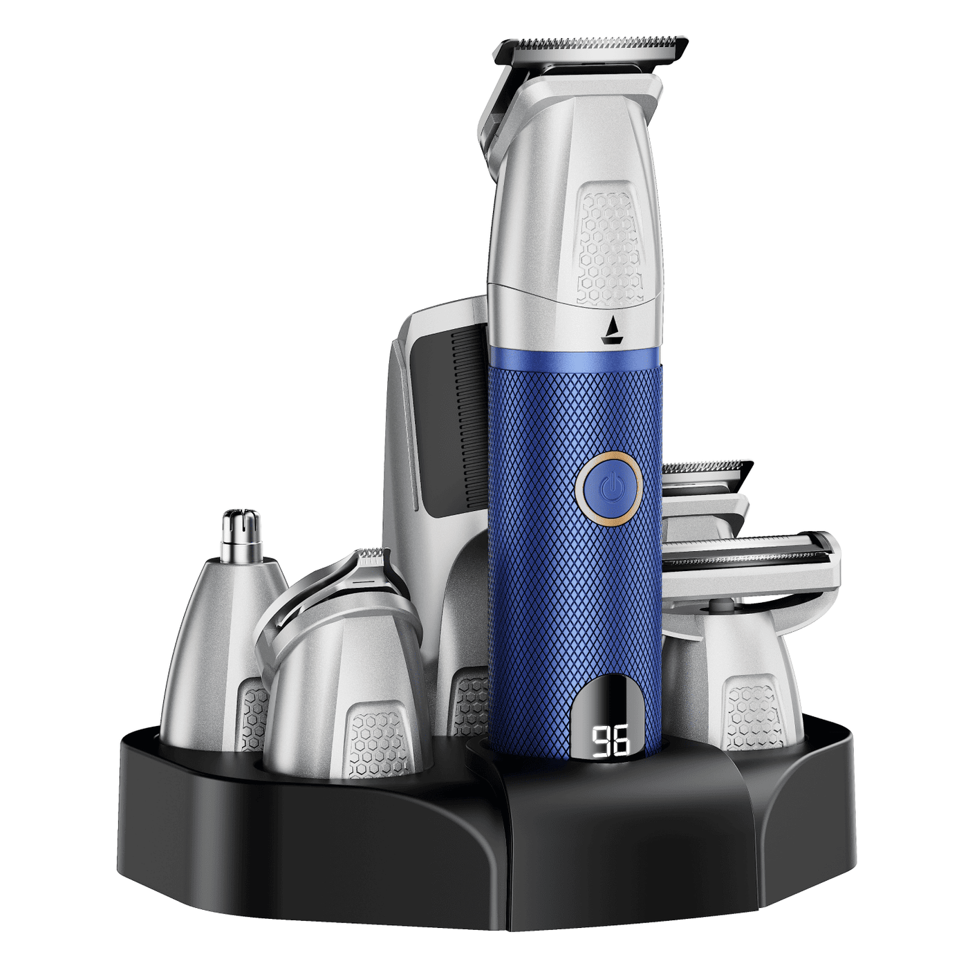 boAt Slazer K100 Pro | Trimmer with Ceramic Blades, 200-Min Runtime, and 15-in-1 Grooming Kit