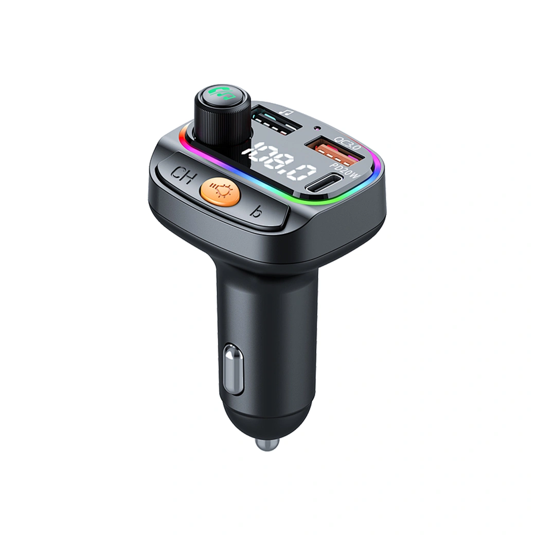 RGB colors: 7 RGB color options on WiWU Wi-QC031 car Bluetooth adapter
