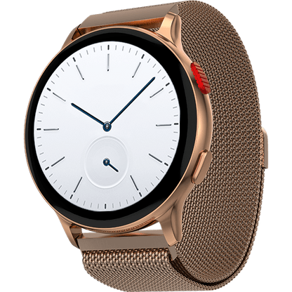 Fireboltt Torrent featuring 36.3mm always-on AMOLED round display, Bluetooth calling, voice assistant, health suite, 100+ sports modes, IP67 water resistant - Nalanda Enterprises